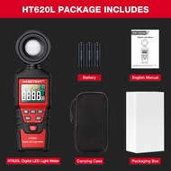 180 LUX/FC LED Illuminance Meter dengan fungsi Data 100000 LUX/FC LED Illuminance Meter