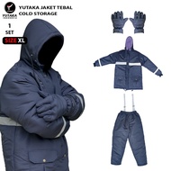 COLD STORAGE JACKET SET, PANTS AND COLD STORAGE GLOVES
