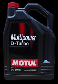 DIESEL ENGINE OIL - MOTUL MULTIPOWER D-TURBO SAE 10W-30 【7L】(READY STOCK)