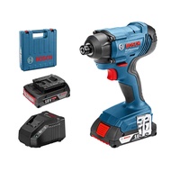 Global House BOSCH ไขควงกระแทกไร้สาย 1/4นิ้ว 18V รุ่น GDR180-Li พร้อมแบตเตอรี่ 1.5Ah 2ก้อน รับประกัน