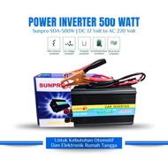 POWER INVERTER 500 WATT DC 12V TO AC 220V SUNPRO SDA-500W Sunpro Sda 500W Car Inverter