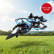 K500 Max RC Glider Flying Helicopter Jet Aircraft 2.4G Stunt Remote Control Foam Fighter Aircraft To