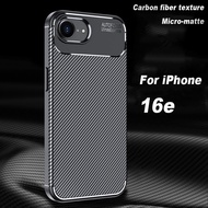 CASE iphone 16E / SE 4 / SE 3 / SE 2 / SE 2020 SOFTCASE CARBON AUTO focus SLIM FIT CASE