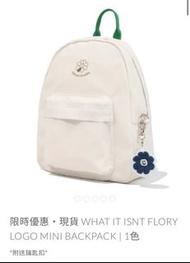 WHAT IT ISNT FLORY Logo Mini 背包