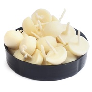 Ifusion Batti Cow Ghee Diya for Puja Wax Free Vegan Ghee Batti/Wicks/Jyot for Puja Aarti (Pack of 1 