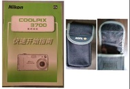 說明書 Nikon Coolpix 3700 AGFA 傻瓜機 菲林相機袋 留意 condition