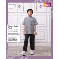 SET AURORA PURPLE CHILDREN'Skoko, AND/NIBRAS FAMILY SARIMBIT PANTS BY NIBRAS 100% ORIGINAL