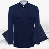 Spring Autumn Middle-aged Elderly Clothes Men's Middle-aged Elderly Tops Middle-aged Clothes Elderly