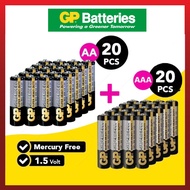 GENUINE GP Ultra Alkaline (1 BOX: 20 PCS)/ GP BATTERY SUPERCELL SUPER HEAVY DUTY AAA/AA BATTERY (1 B