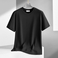 WEIJINSHI | เสื้อยืดแขนสั้นผ้าไหม Lyan พรีเมี่ยมสำหรับผู้ชาย