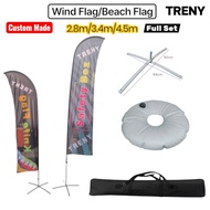 Beach flag printing with stand / bow beach flag / tear drop beach flag/ Square beach flag
