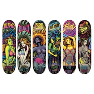 BLIND SKATEBOARD DECK GIRL DESIGN LADY DESIGN PRO SKATEBOARD DECK ADULT SKATEBOARD DECK DIY