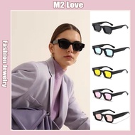 New Square Frame Sunglasses Personality Thick Edge Trend Glasses Men And Women Hip Hop Sunglasses Re