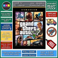 [PC Game] Grand Theft Auto V | GTA 5 Enhanced Edition - Offline [Disc | Pendrive | Download Link]