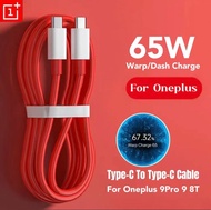 Original Oneplus วิปริต Charge Type-C To Type-C PD Cable 65W 6.5A สายชาร์จสำหรับหนึ่ง Plus10Pro 9R 9