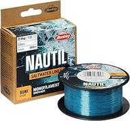 Berkley Nautil Surf Monofilament Fishing Line, Turquoise, 0.016 in|0.40 mm | 23.8 lb|10.8 kg | 300 m