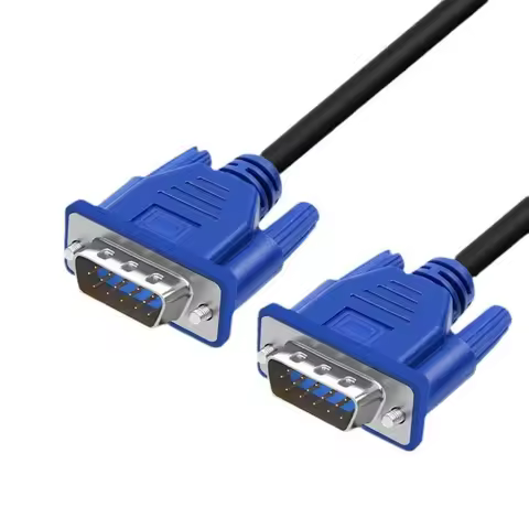 1.5M/3M/5M VGA Cable 3+6 Male To Male Video Cable Full Copper 15-pin VGA HD Cable Computer Monitor P
