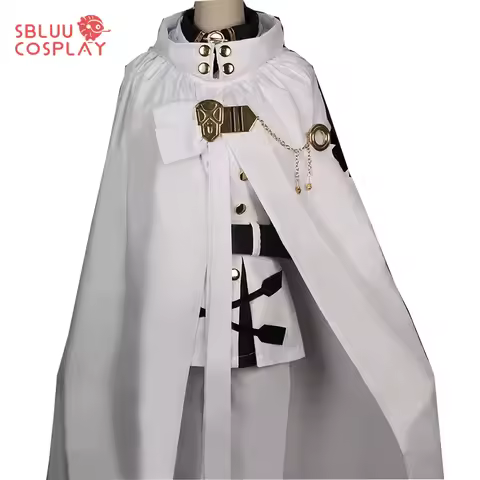 SBluuCosplay Anime Seraph Of The End Mikaela Hyakuya Cosplay Costume Wig Full Set