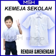 Baju sekolah Rendah dan Menengah putih koshibo bernila MSH
