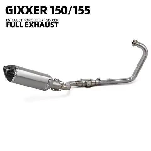 Gixxer 155 Exhaust System High Quality 370mm Muffler For Suzuki Gixxer 150 SF150 Gixxer 155 SF155 Mo
