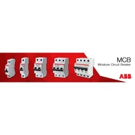 ABB MCB 4.5KA 6-40A 1p 2p 3p 6A 10A 16A 20A 32A 40A sh201l sh202l SH203l miniture circuit breaker