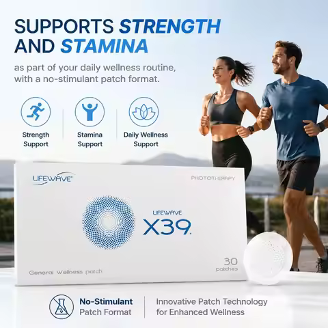 30 Count Wearable X39 Wellness Patches, LifeWave Daily Support Set For Fitness And General Wellness