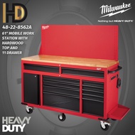 Milwaukee 61" Mobile Work Station With Hardwood Top & 11 Drawer / Milwaukee Complete Work Set With D