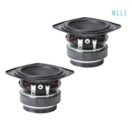 Will 1Pair 81mm 3inch Inner Magnetic Speaker 4Ohm 25W for Speaker Modification
