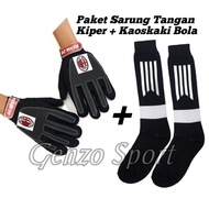 Goalkeeper Gloves+Children's Size Futsal Ball Socks