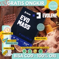 Evo MASS 2 LBS 912GR GAINER BPOM HALAL EVOMASS GRAM EVOLENE EVOMAS MAS MILK PROTEIN CHOCOLATE HAZELN