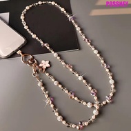 POSSNEY Beaded Crossbody Phone Chain, Long-style Anti Loss Mobile Phone Crossbody Strap, Mobile phon