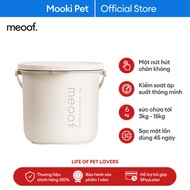 Smart vacuum pet grain storage box with large capacity 6L 10L 13L 15L 30L Meof