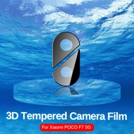 Rear Camera Protector For Xiaomi POCO F7 5G 3D Lens Protector Curved Tempered Glass Cover PocoF7 Pox