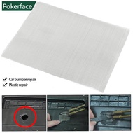 POKERFACE 1Pc 20x15cm Car Bumper Repair Mesh Patch Steel Net for Plastic Hole Repair Moulding Car Bu