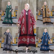 Longdress gamis Tenun Toraja warna