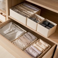 Drawer Divider Cloth Storage Cabinet Drawer Separator Divider Grid for Household Bra Socks Ties Underware Organizer Box