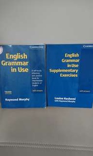 ＄200 for 2，75%new English Grammar in Use with CD-Rom 及 95%new English Grammar in Use Supplementary E