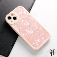 [CASING HP] PEARL BLACK PINK CASE iPhone Sosftcase 7 8 Plus X XS MAX XR 11 12 13 14 15 PRO MAX PLUS