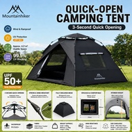 MOUNTAINHIKER Automatic Tent 2 Doors 2 Windows Outside UV Protection Foldable Tent Automatic Tent Ca