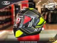 KYT HELMET TT COURSE  TOURIST MATT YELLOW FLUO /Full Face Helmet / Motorcycle Helmet / RACING HELMET/KYT FULL FACE HELME