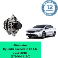 (37300-2B150)(100% Genuine + 1 Year Warranty) Hyundai Kia Cerato K3 1.6 2013-2018 Alternator
