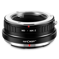 K&F Concept Adapter for Minolta MD Mount Lens to Nikon Z Camera Z6 Z7