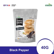 COZZO TEMPEH CHIPS - BLACK PEPPER 40G