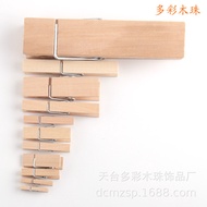 2.5~15cm Log Color Wooden Clip Storage Clip Small Wooden Clip Business Card Photo Wooden Crafts KLDI