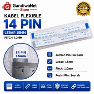 Flexible FFC FPC Cable - 14 Pin Width 15mm One Way