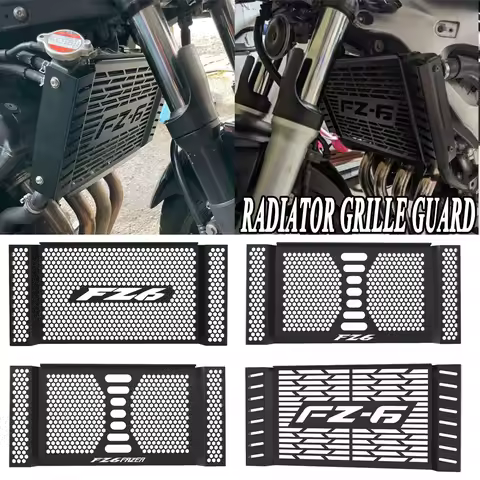 For Yamaha FZ6 FAZER FZ 6 FAZER 2007 2008 2009 2010 Radiator Guard Motorcycles Accessories Radiator 