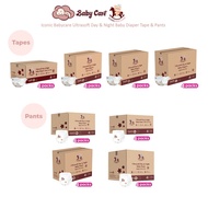 [Bundle Deal] Iconic Babycare Ultrasoft Day & Night Baby Diaper Tape & Pants Diaper NB30/S56/M52/L48