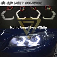 BMW Angel Ring Type Iconic Crystal Angel Eyes DRL Turning Signal Headlight 101mm Retrofit For M3 M4 