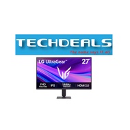 LG 27G411A-B 27" F.HD IPS 144Hz/1Ms Monitor