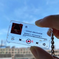 Keychain pendant Lyrics Keychain TNT Times Youth League Music Singer Acrylic DIY Small pendant Star 